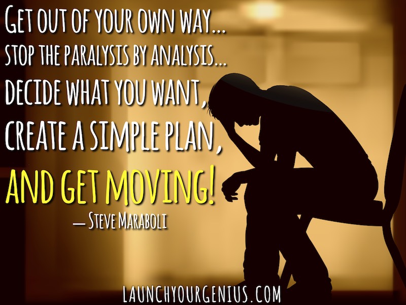Get moving and get beyond excess analysis.